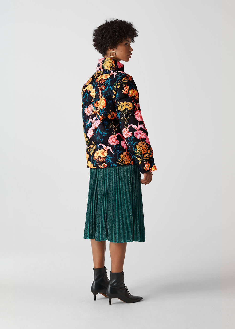 Multicolour Floral Printed Puffer | WHISTLES | Whistles US | Multicolour Floral Printed Puffer | WHISTLES | Whistles US |