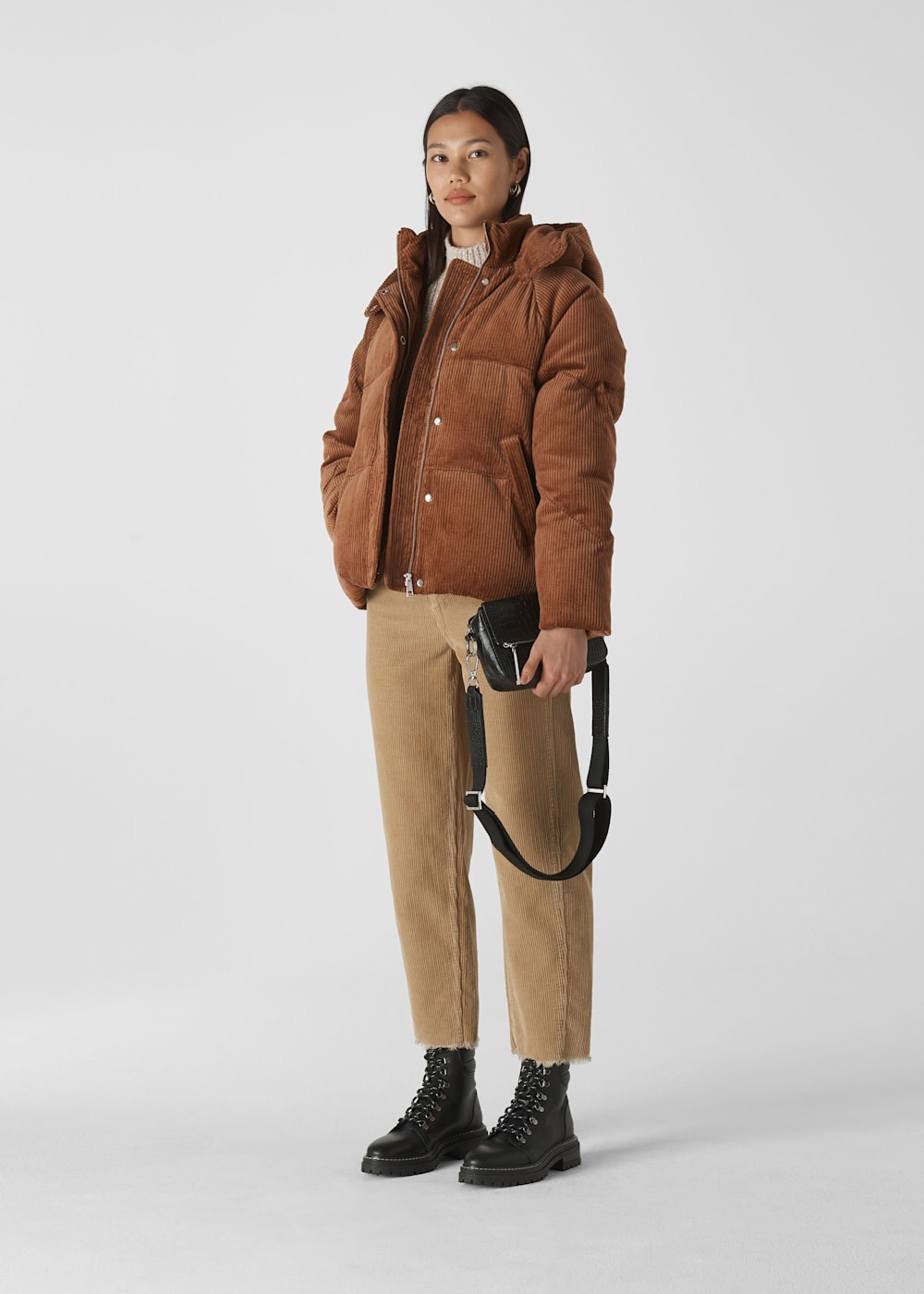 Casey Cord Puffer Jacket
