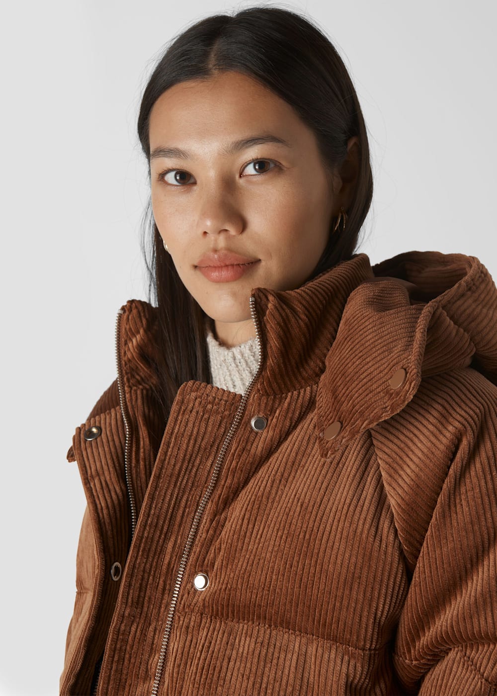 Casey Cord Puffer Jacket