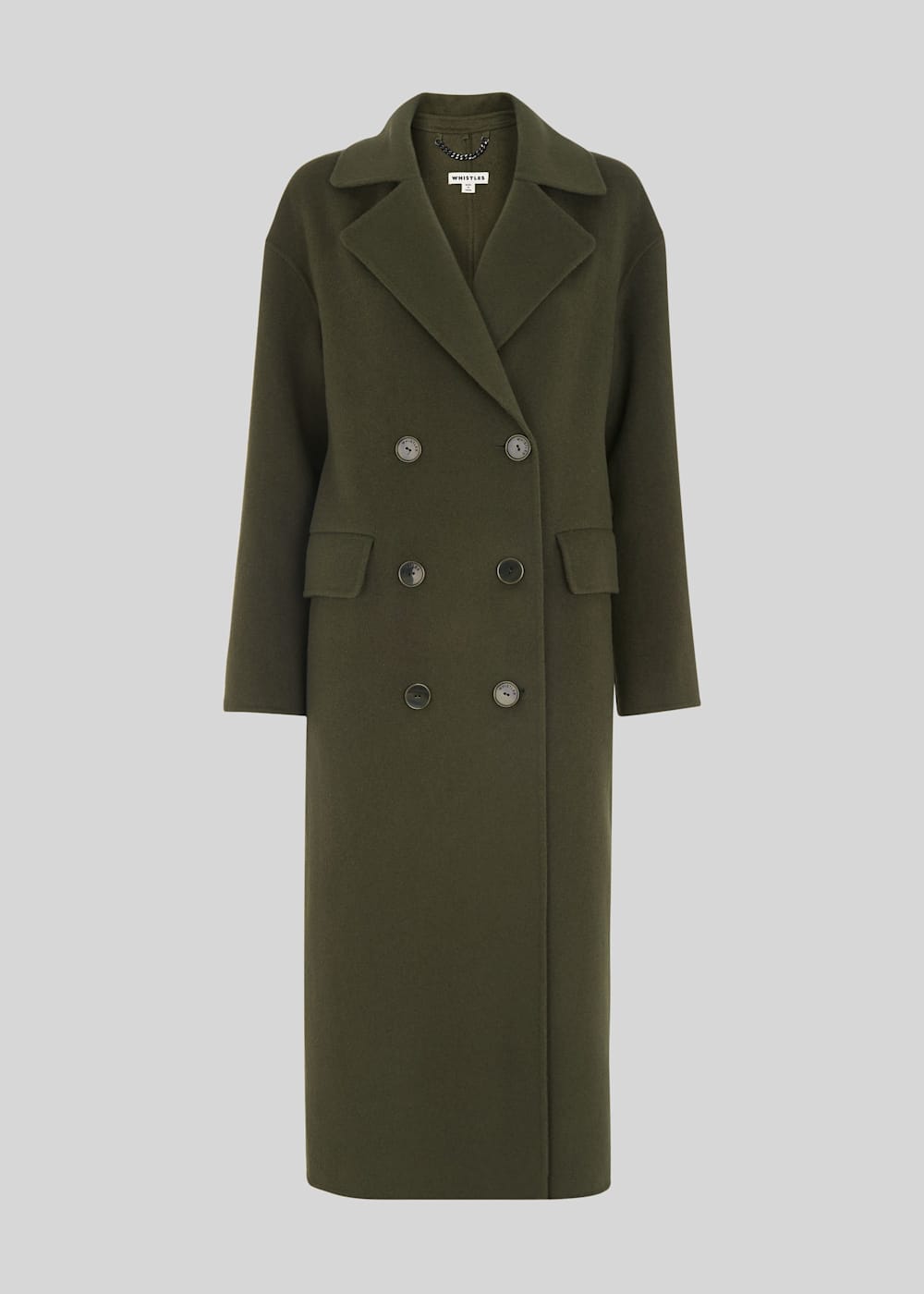 Whistles khaki coat shop