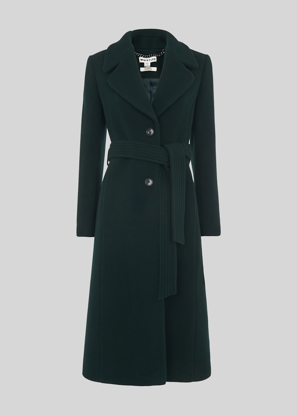 Dark green coat uk sales