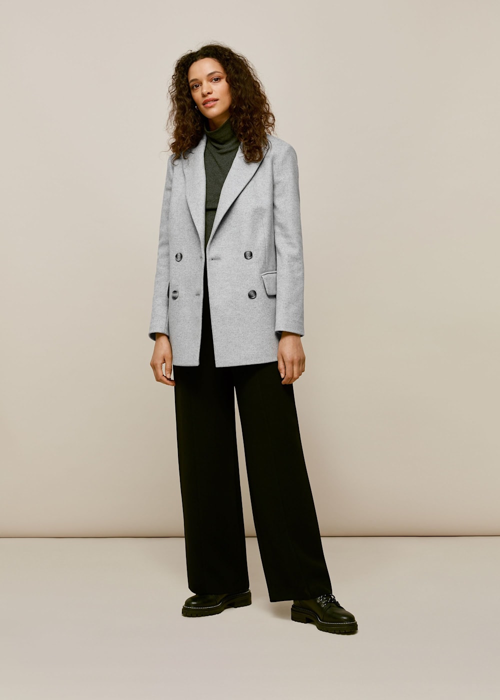 Oversized blazer grey sales