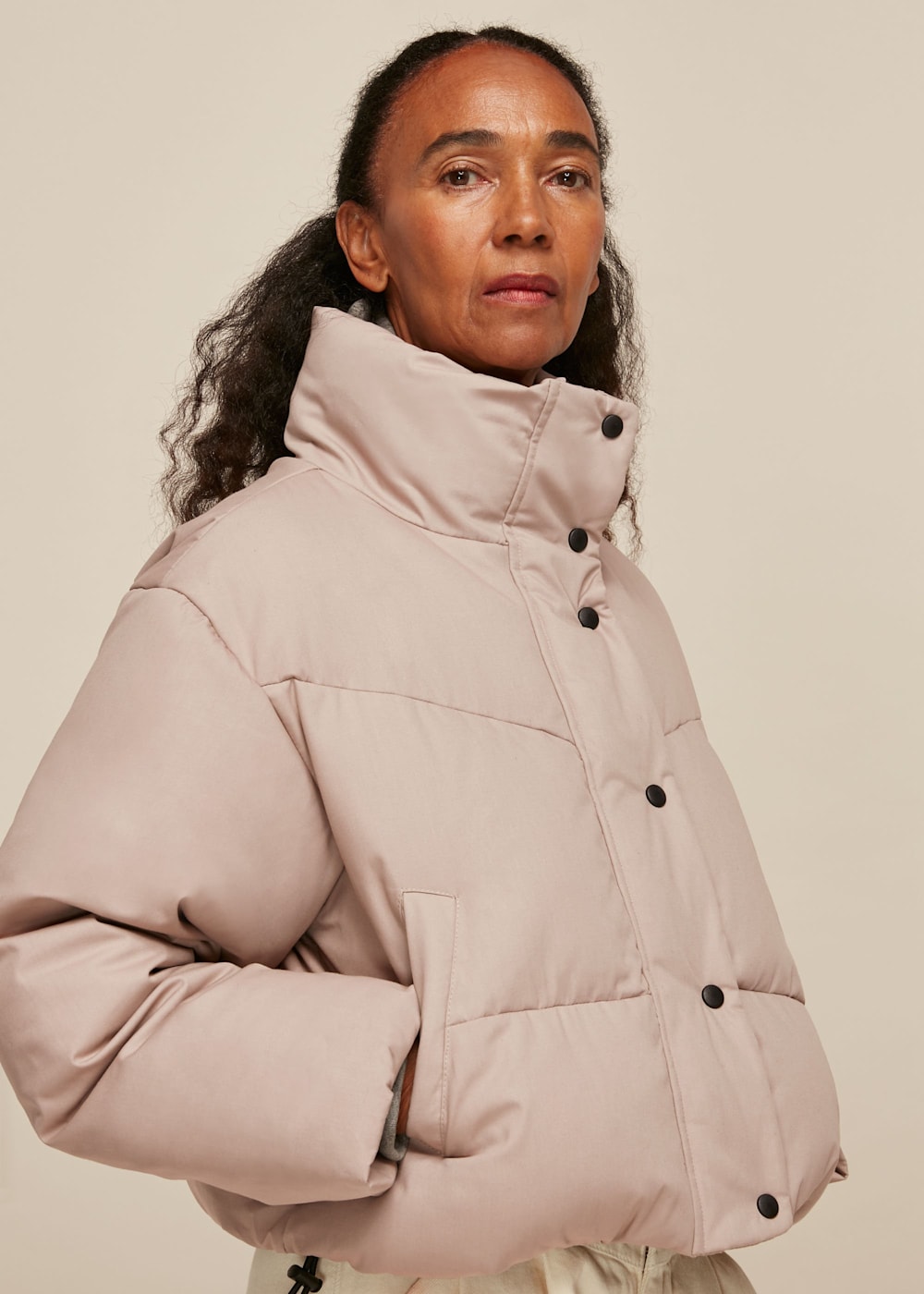 Puffer jacket women's short sales