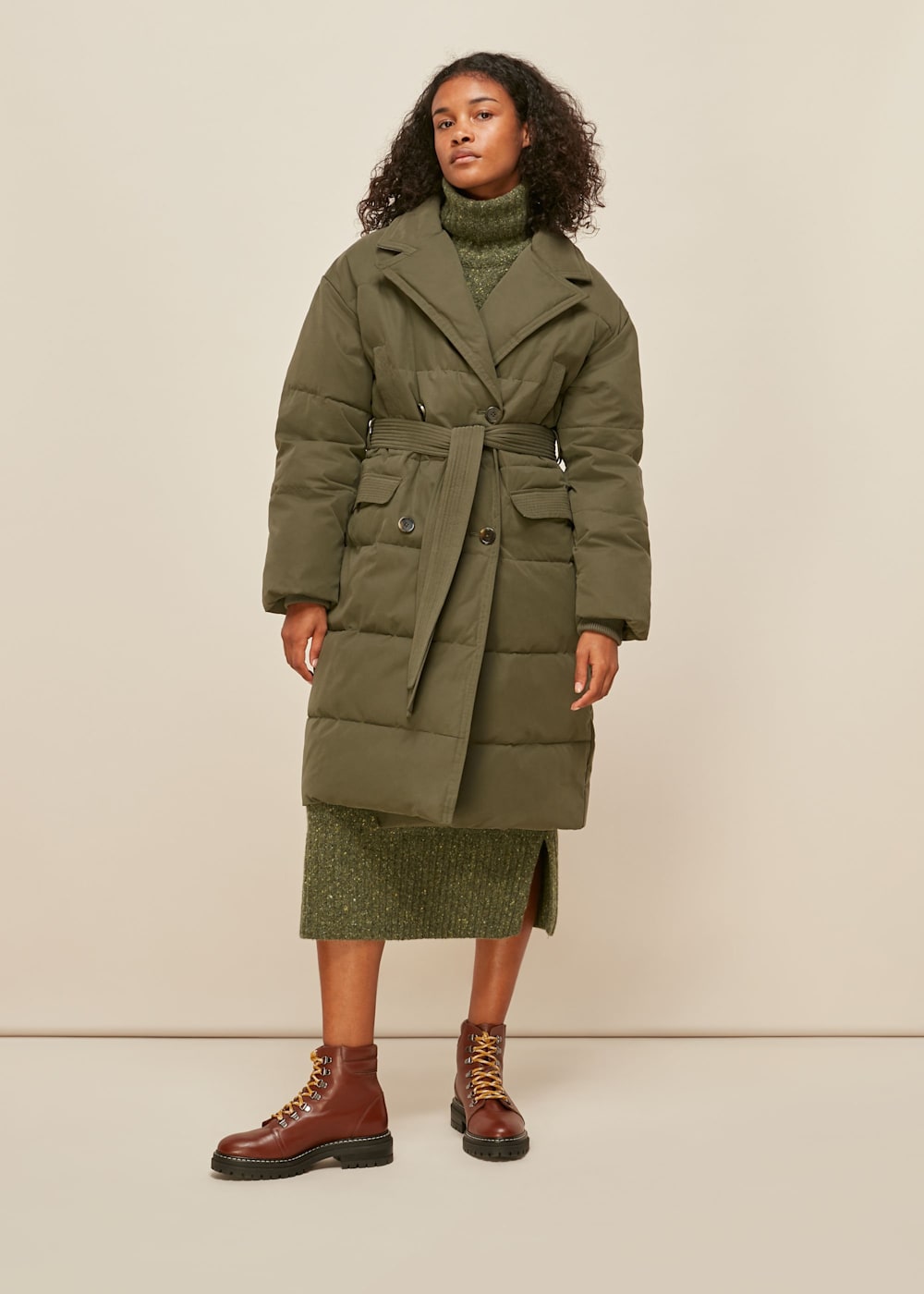 Puffy trench coat hotsell