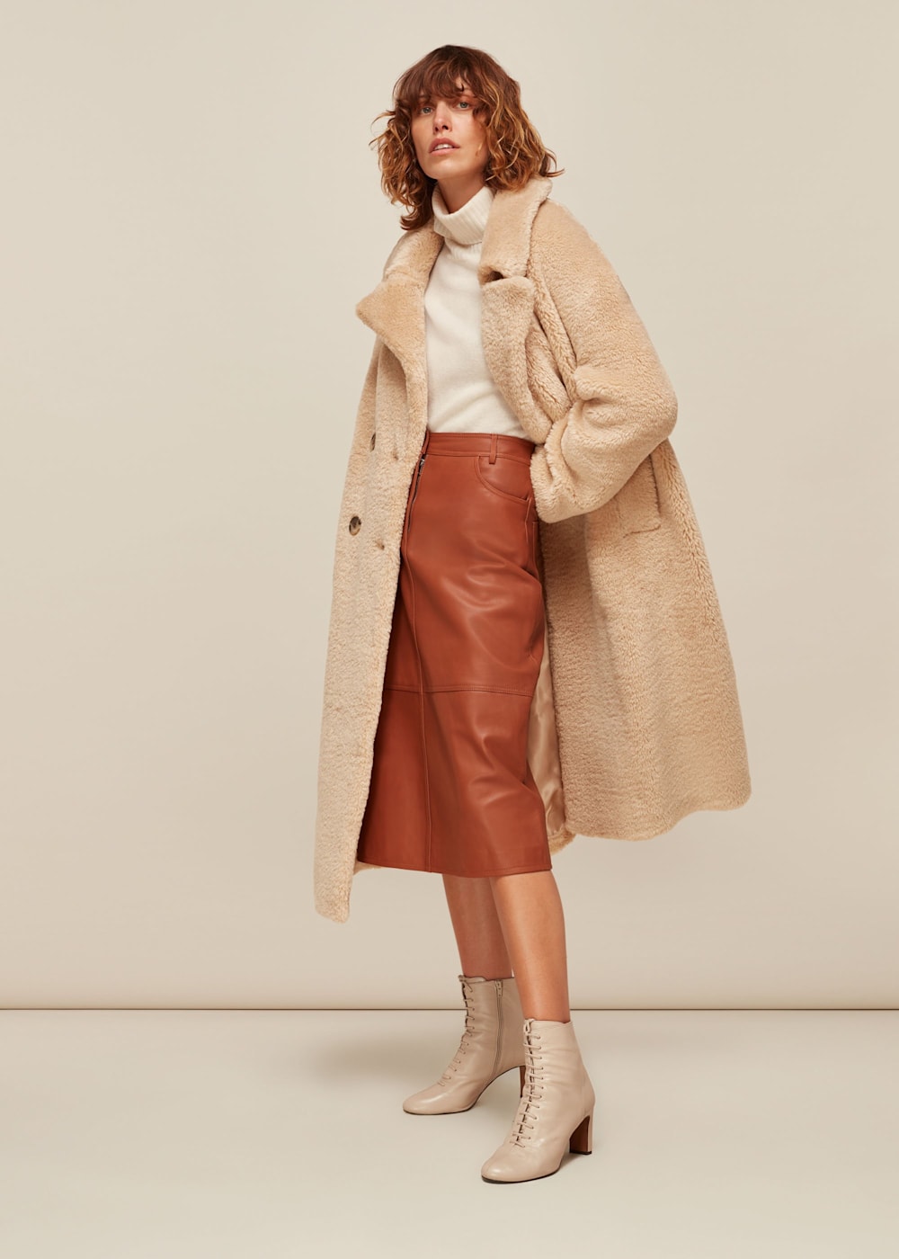 Whistles ultimate teddy coat 2025