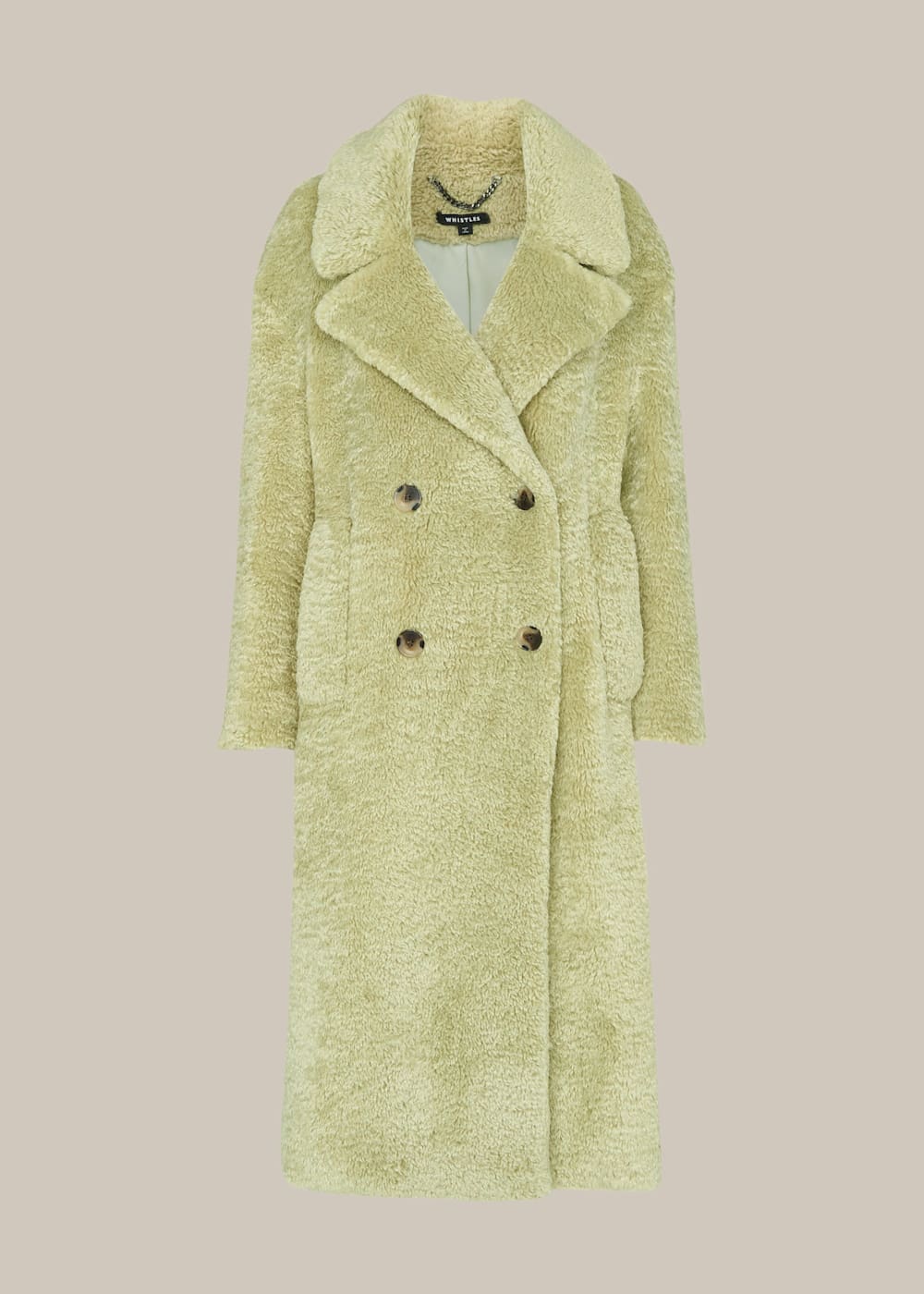 Pale green coat best sale