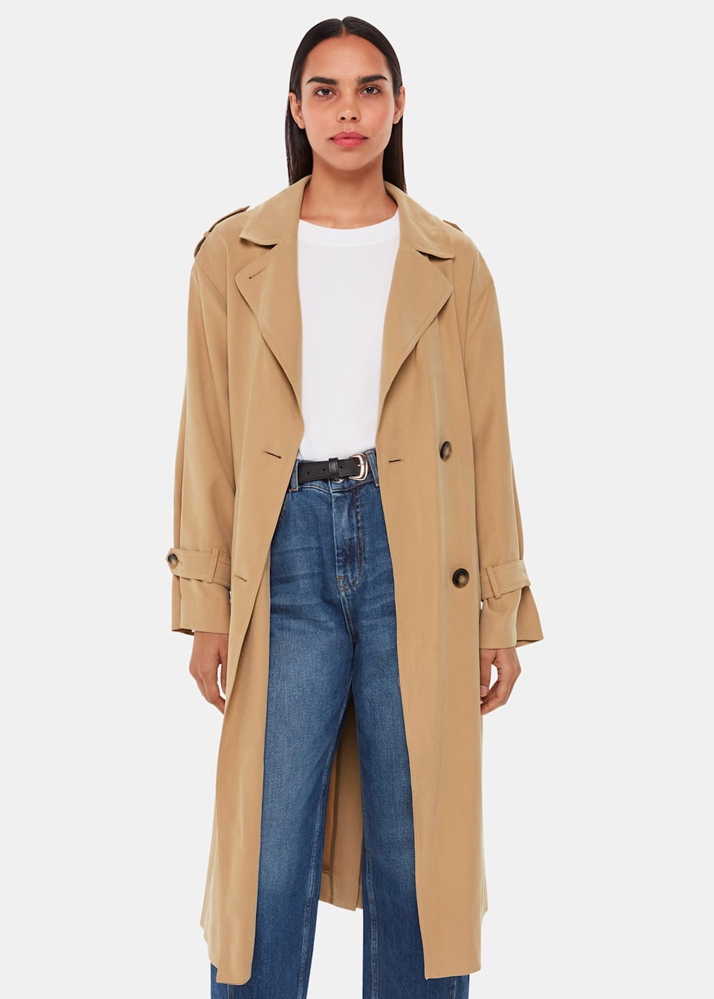 Neutral trench coat online