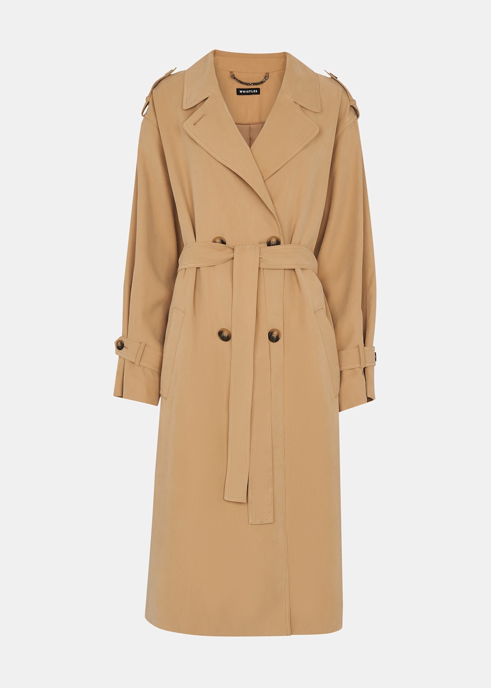 Neutral Riley Trench Coat WHISTLES Whistles UK