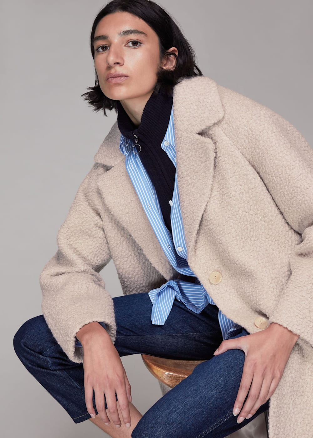 Casual coat sale