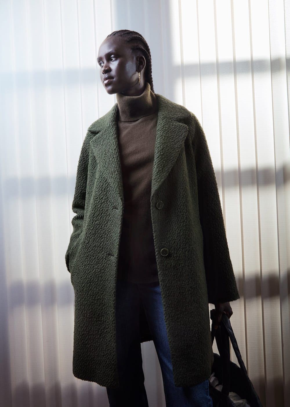Whistles boucle coat online