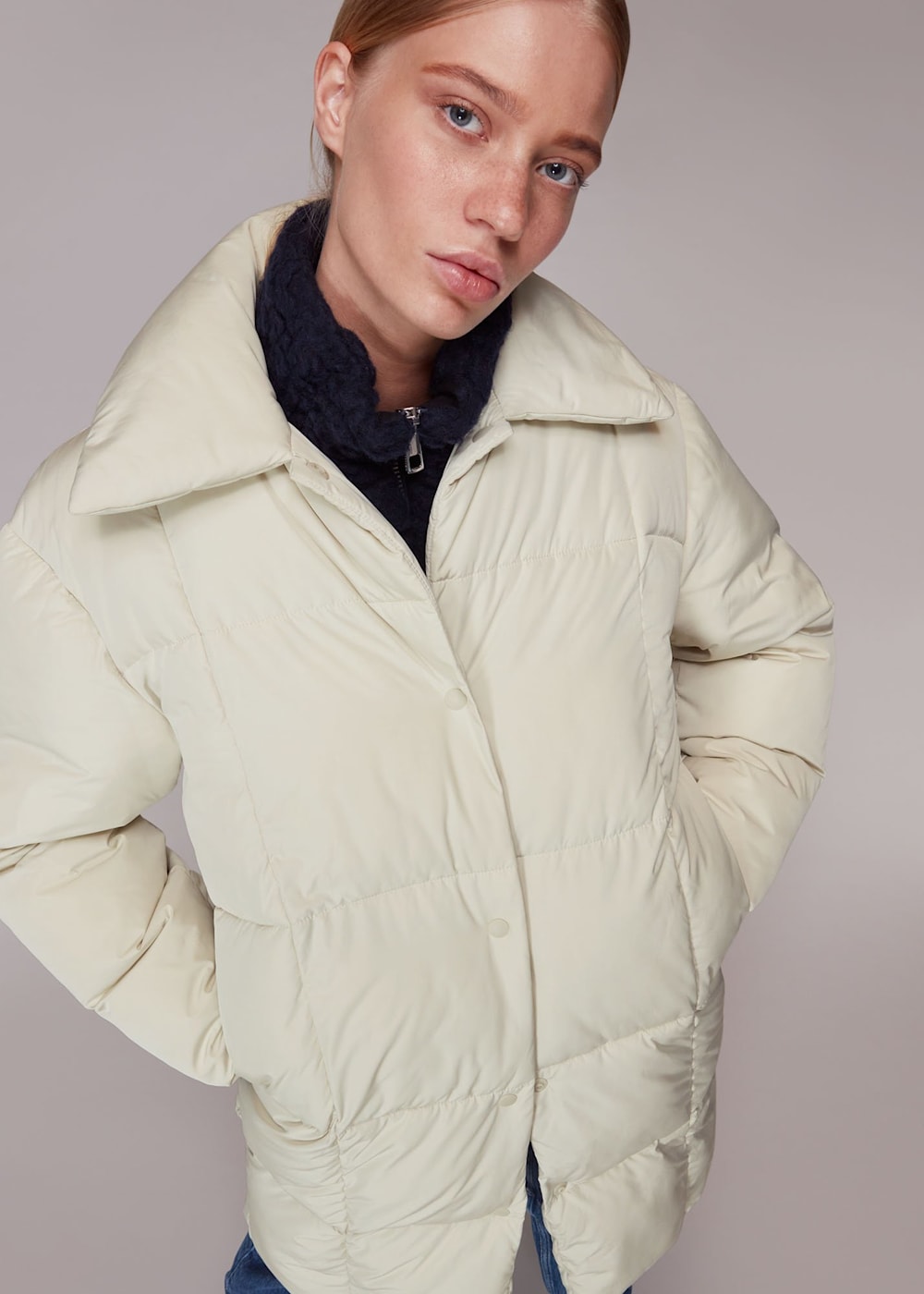 Whistles iva puffer jacket hotsell