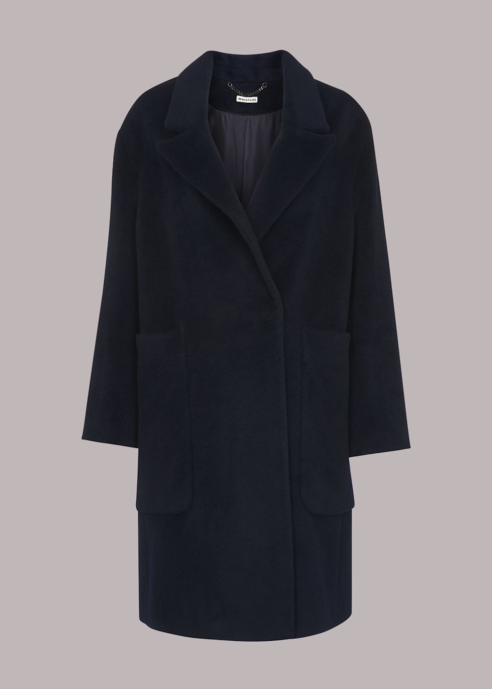 Black cocoon coat uk online