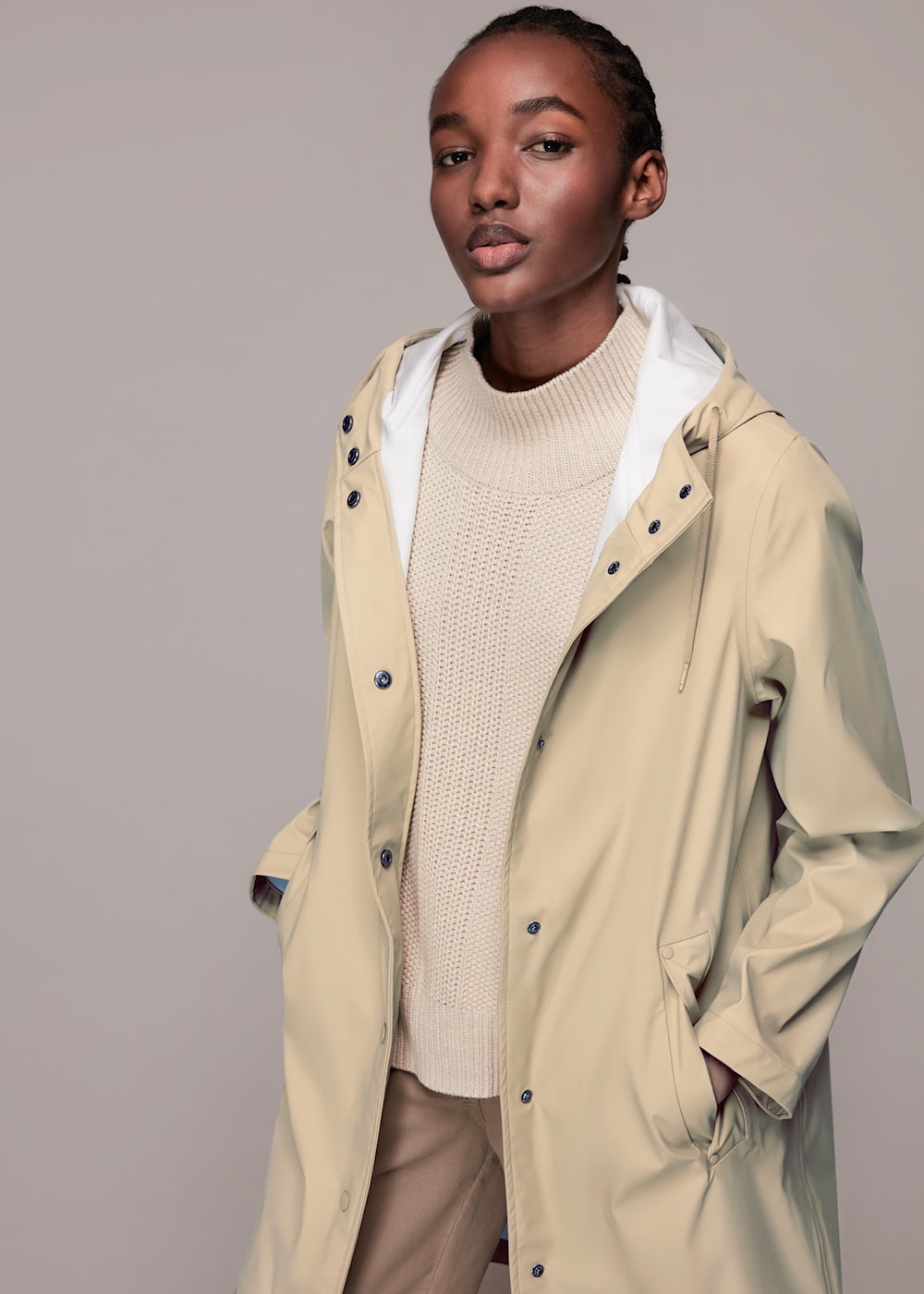 Camel mac jacket store
