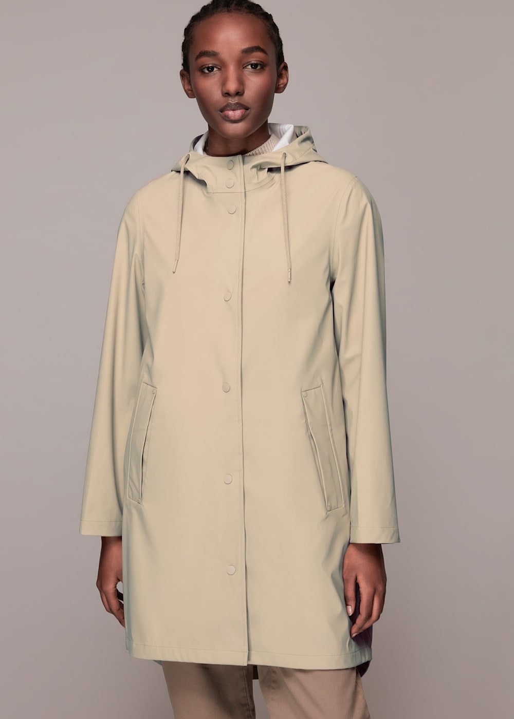 Camel raincoat store