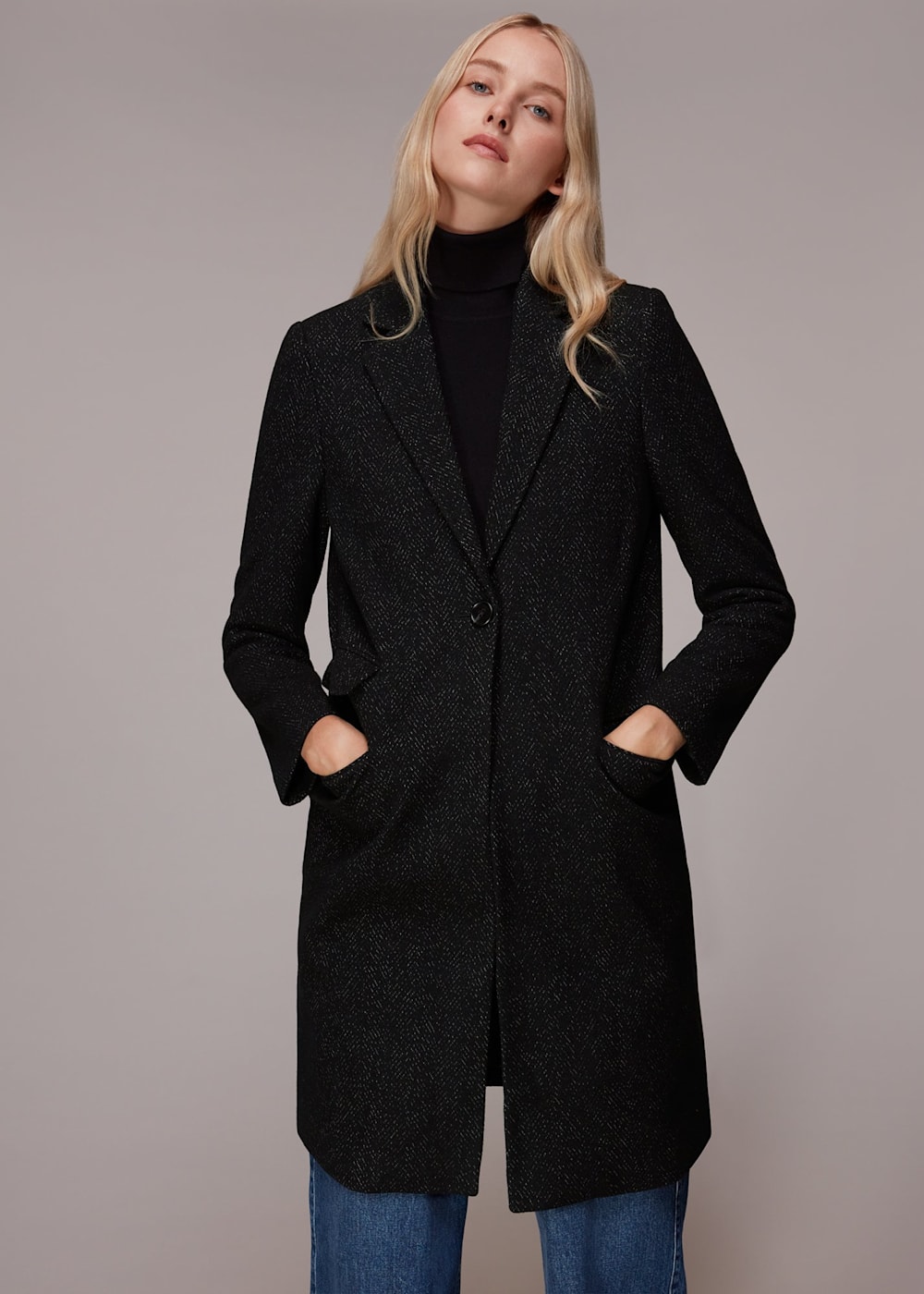Whistles wool coat on sale