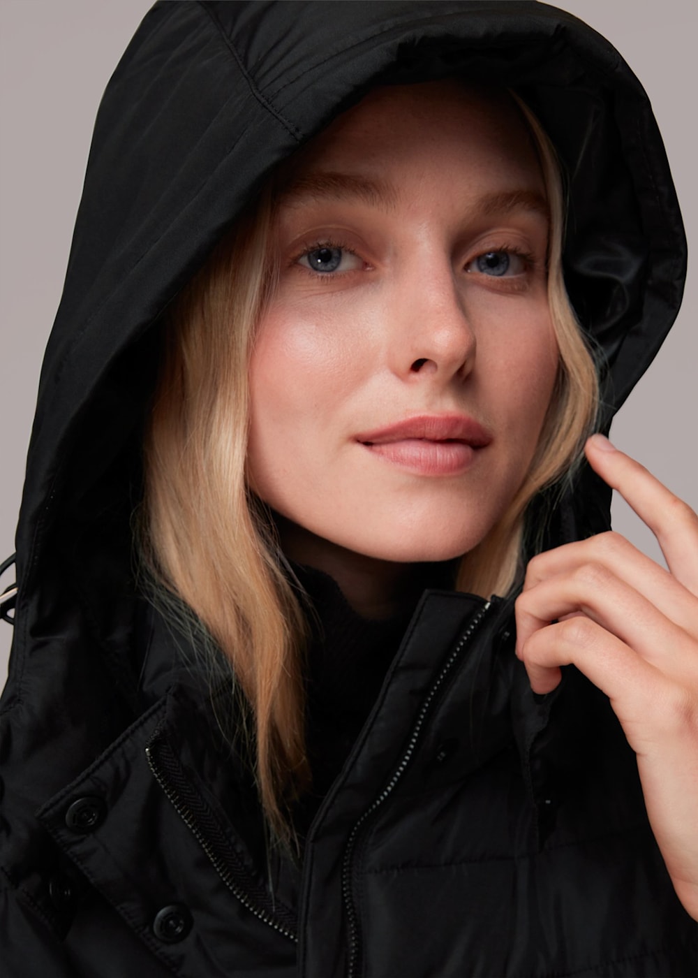 Whistles hooded puffer jacket shop