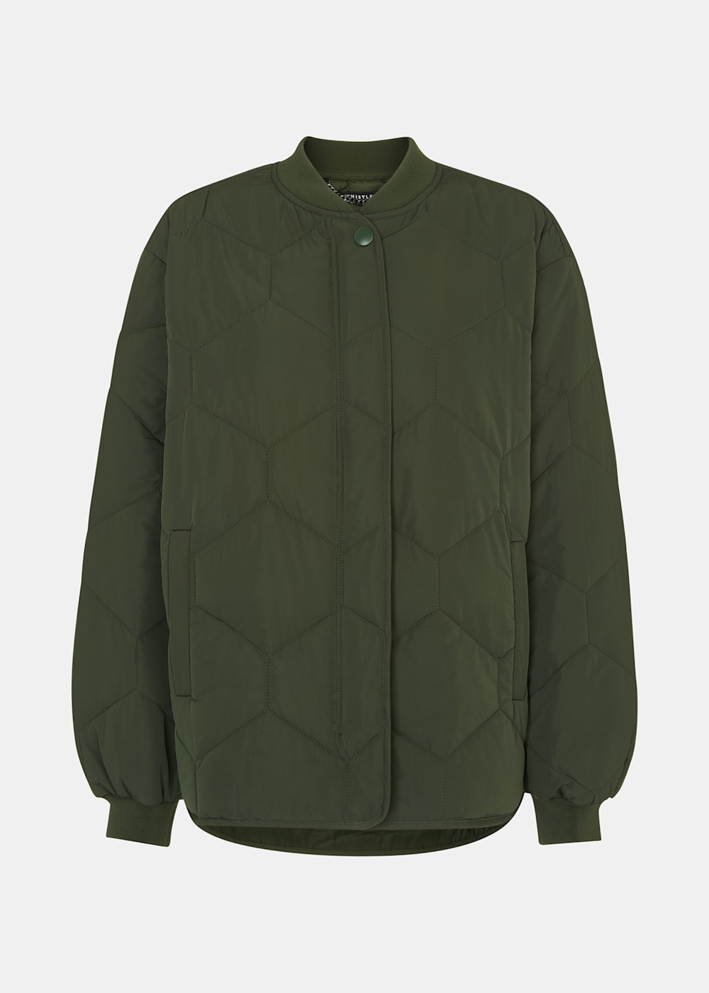 Ida Short Quilted Coat Khaki Ida Short Quilted Coat Khaki