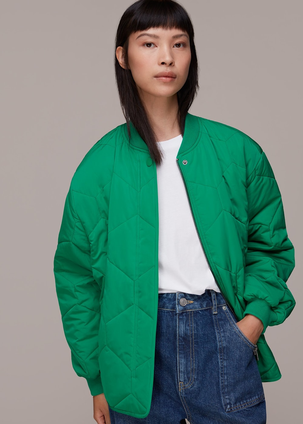 Ida Short Quilted Coat