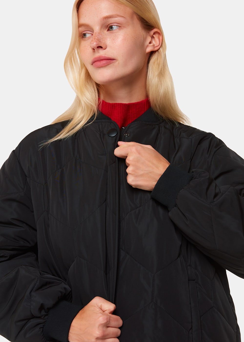 Ida Short Quilted Coat Black Ida Short Quilted Coat Black