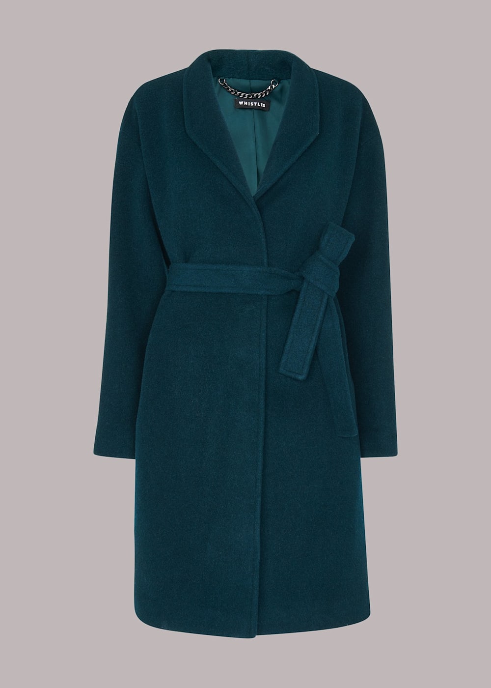 Whistles green coat outlet