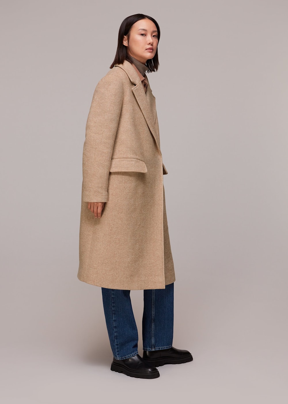 Oatmeal coat sale