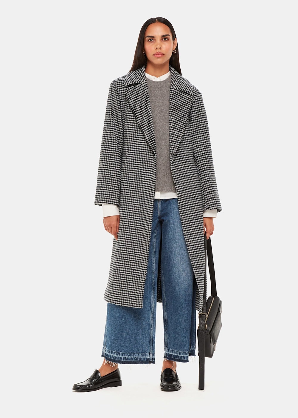 Houndstooth coat uk deals