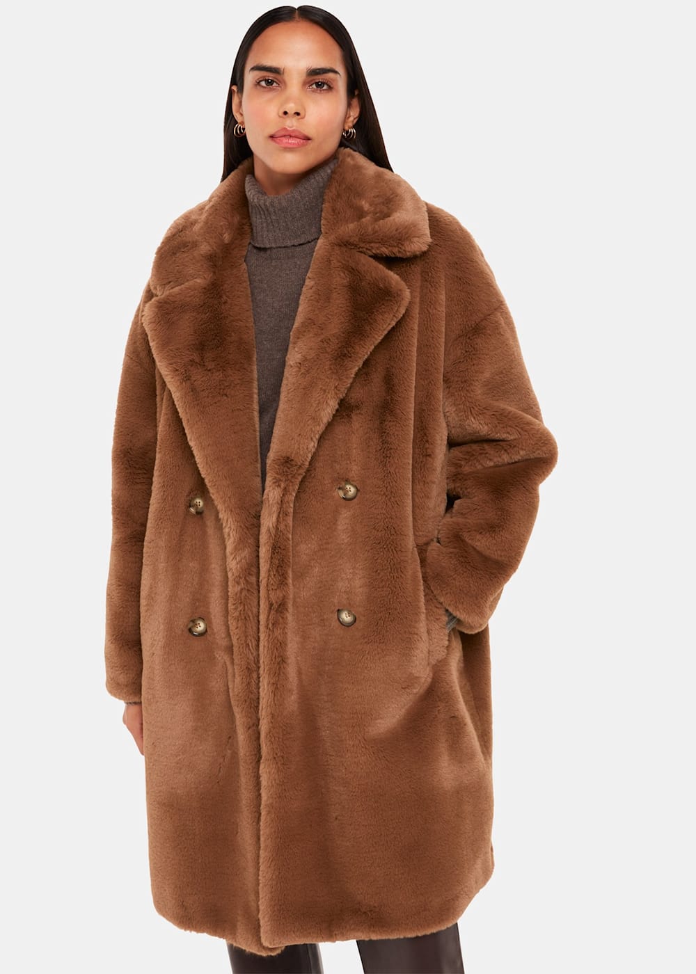 Teddy faux fur jacket hotsell