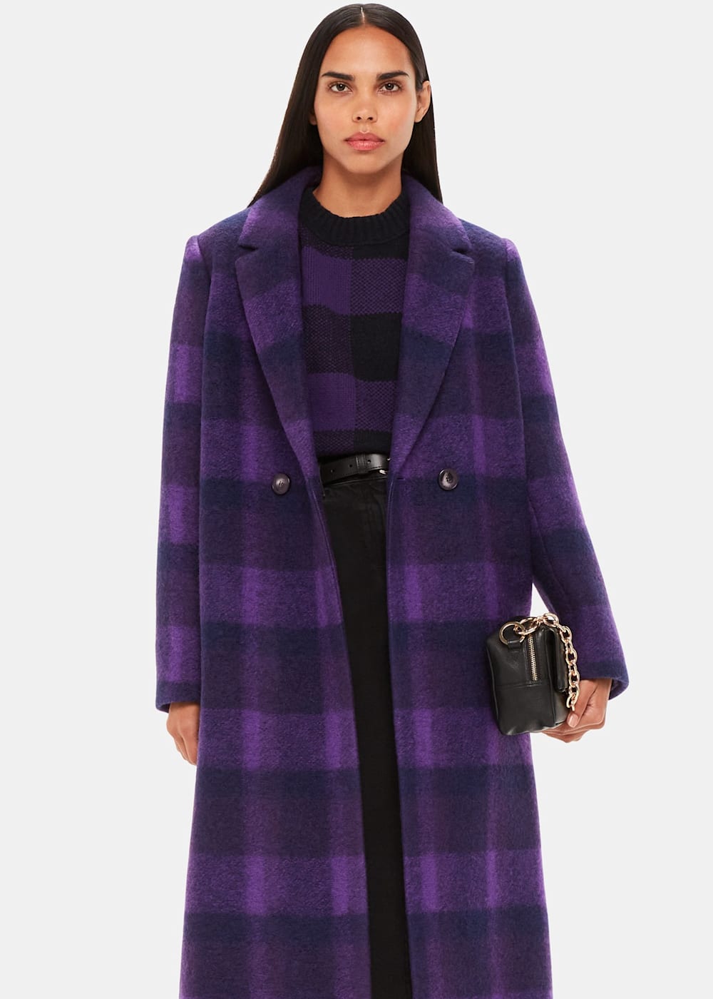 Purple overcoat clearance