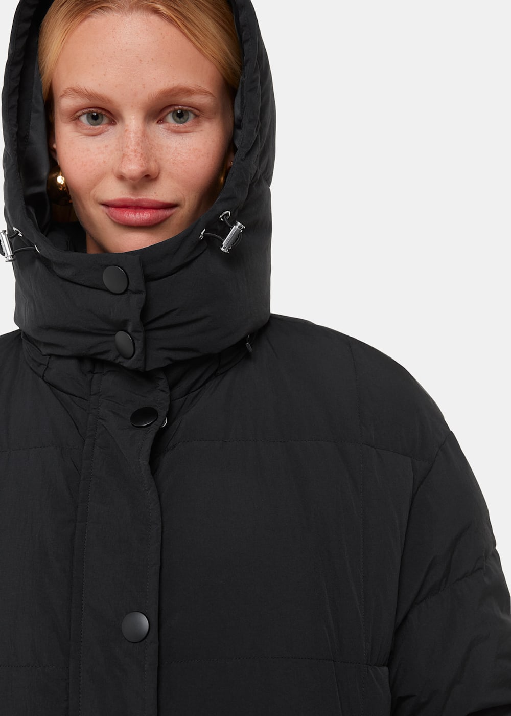 Whistles Black Una Puffa Coat Whistles Black Una Puffa Coat