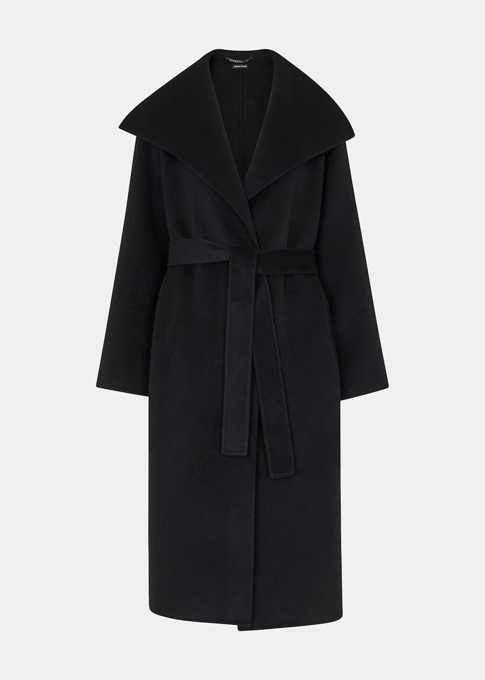 Black collar coat store