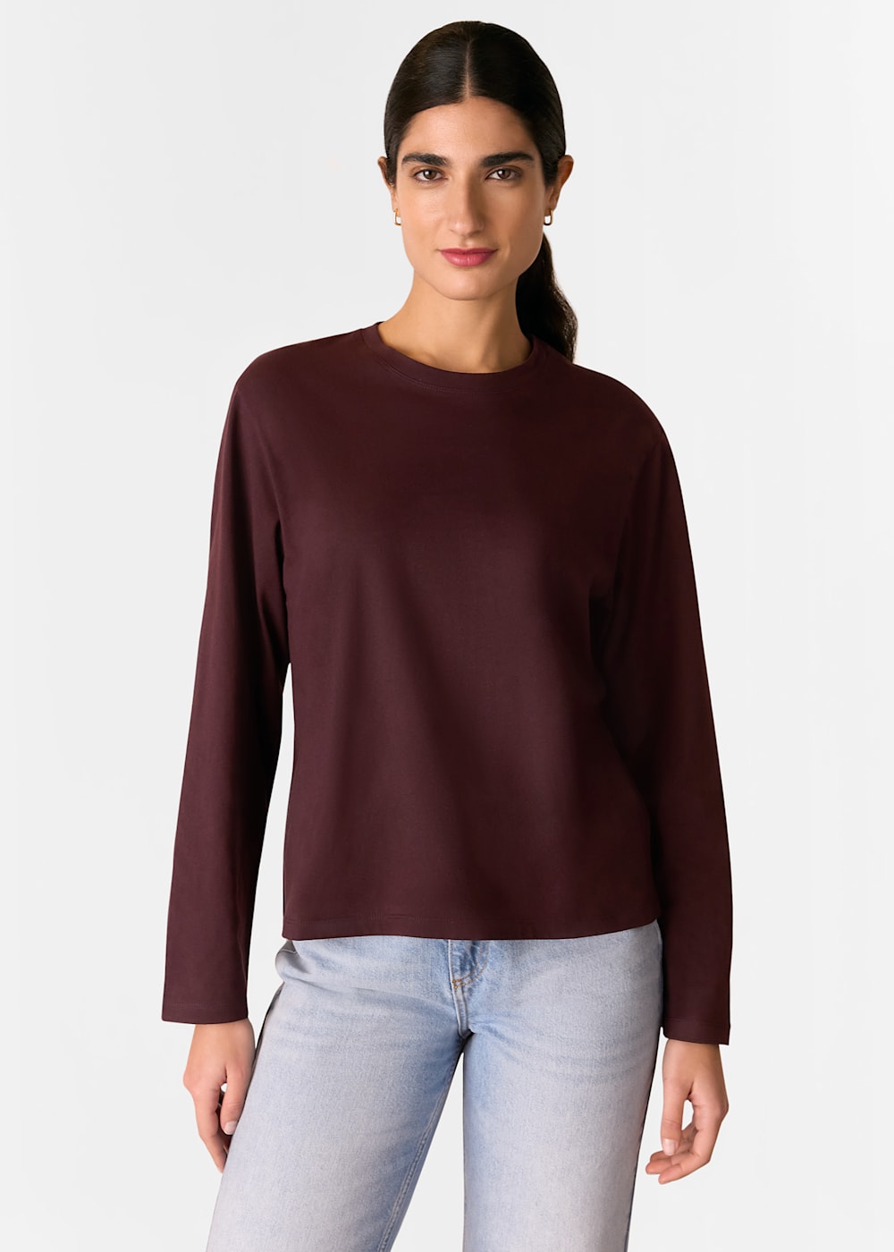 Whistles Relaxed Long Sleeve Tee Whistles Relaxed Long Sleeve Tee