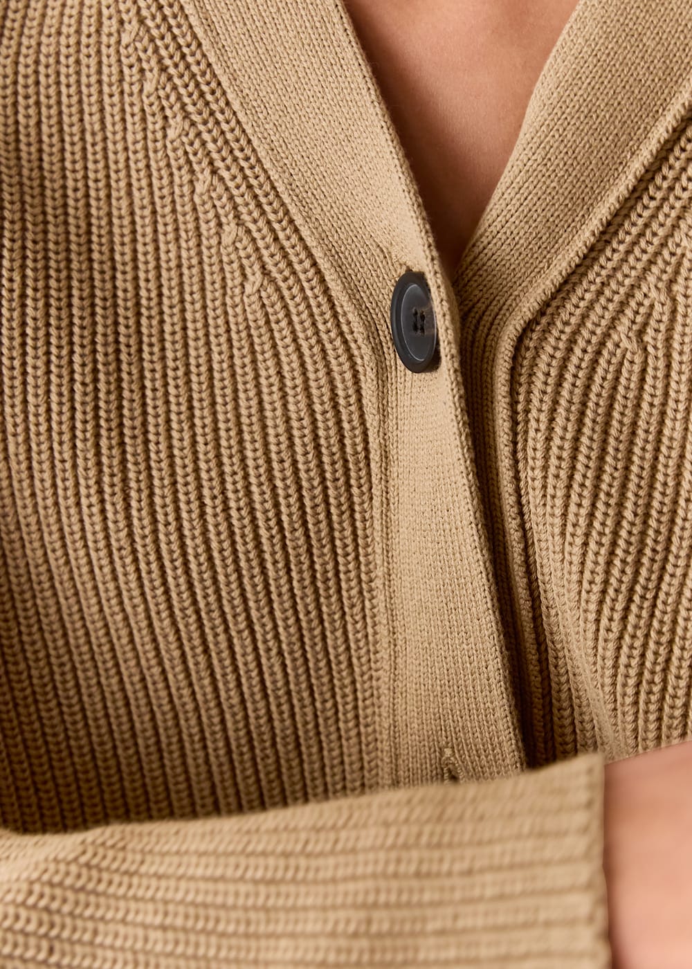 Whistles Camel Nala Cotton Cardigan Whistles Camel Nala Cotton Cardigan