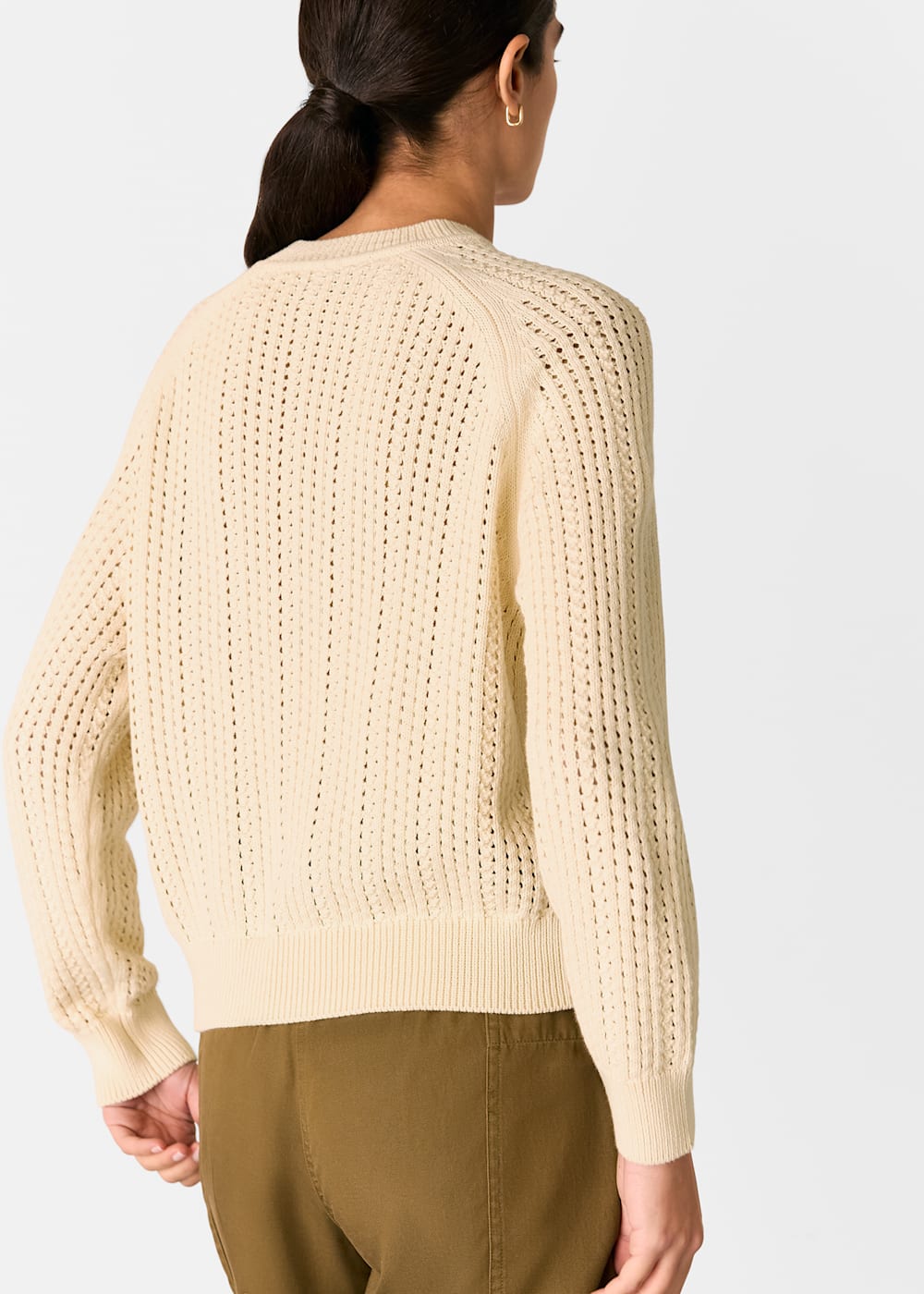 Whistles Pointelle Crew Neck knit Whistles Pointelle Crew Neck knit