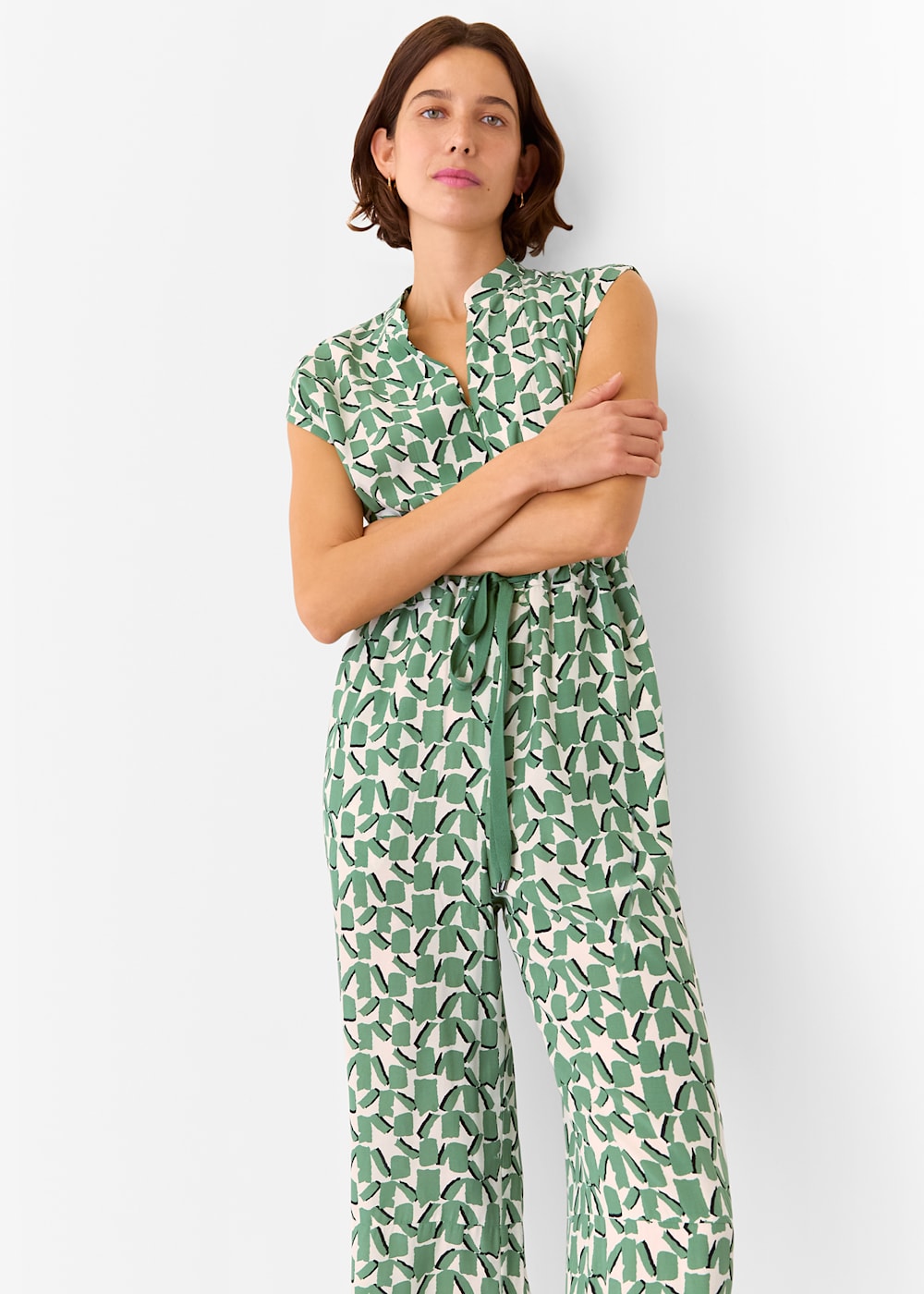 Whistles Abstract Squares Jumpsuit Whistles Abstract Squares Jumpsuit