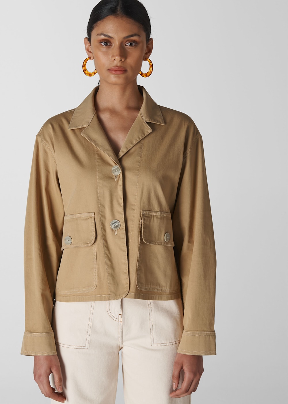 Whistles utility casual jacket deals
