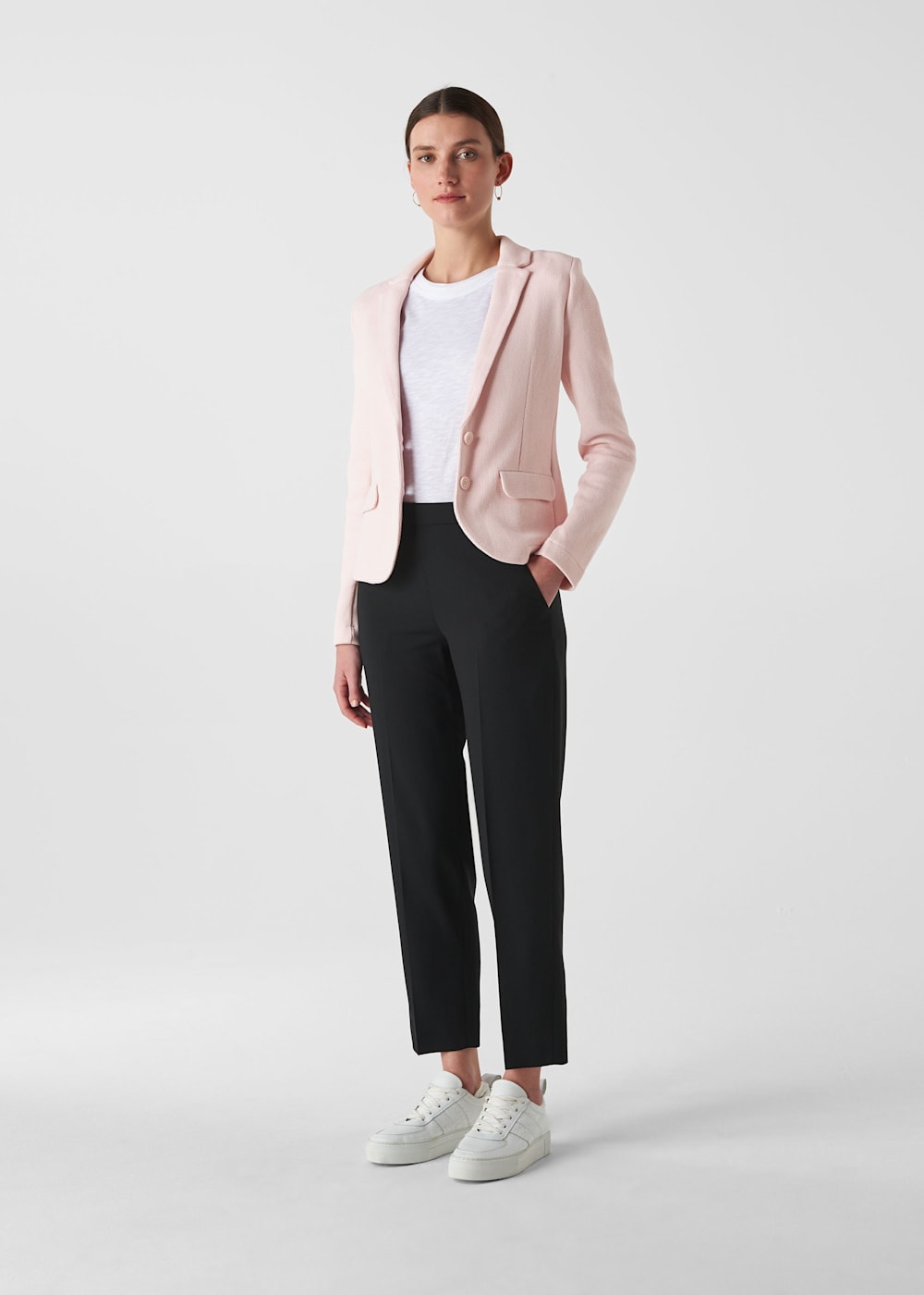 Whistles slim jersey jacket online