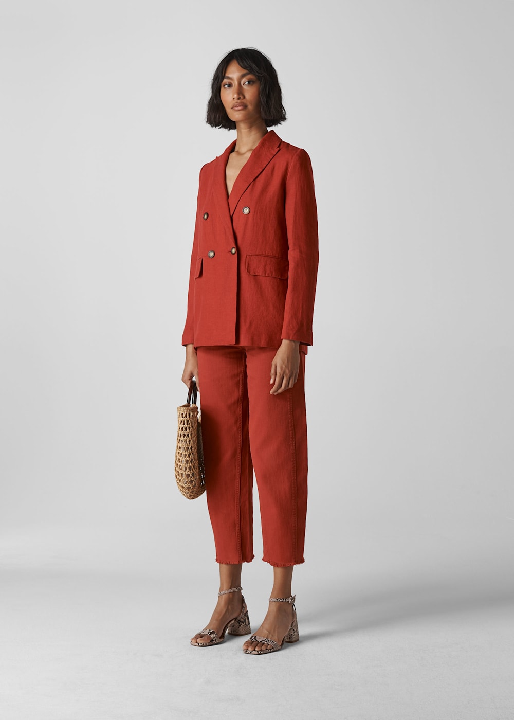 Rust blazer best sale