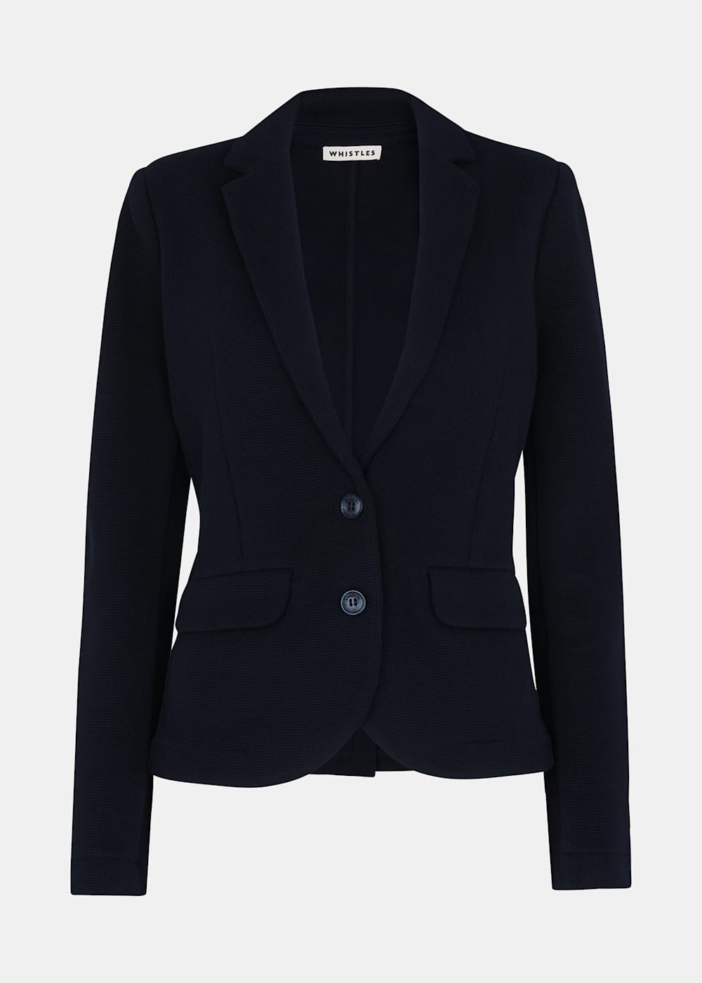 Whistles slim jersey jacket red sales