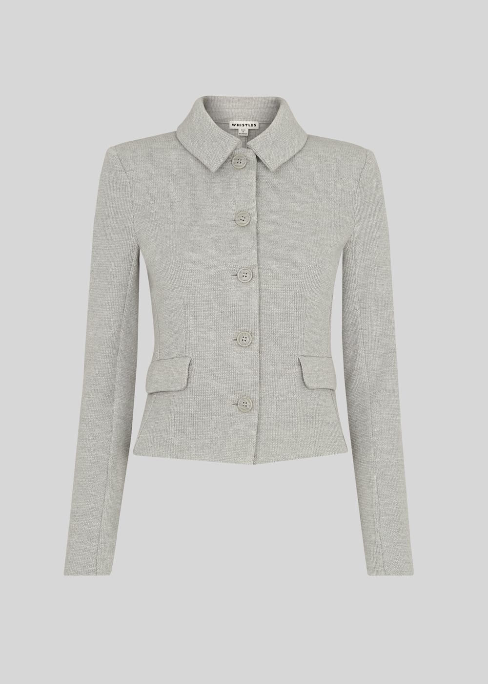 Whistles button front jersey jacket shop