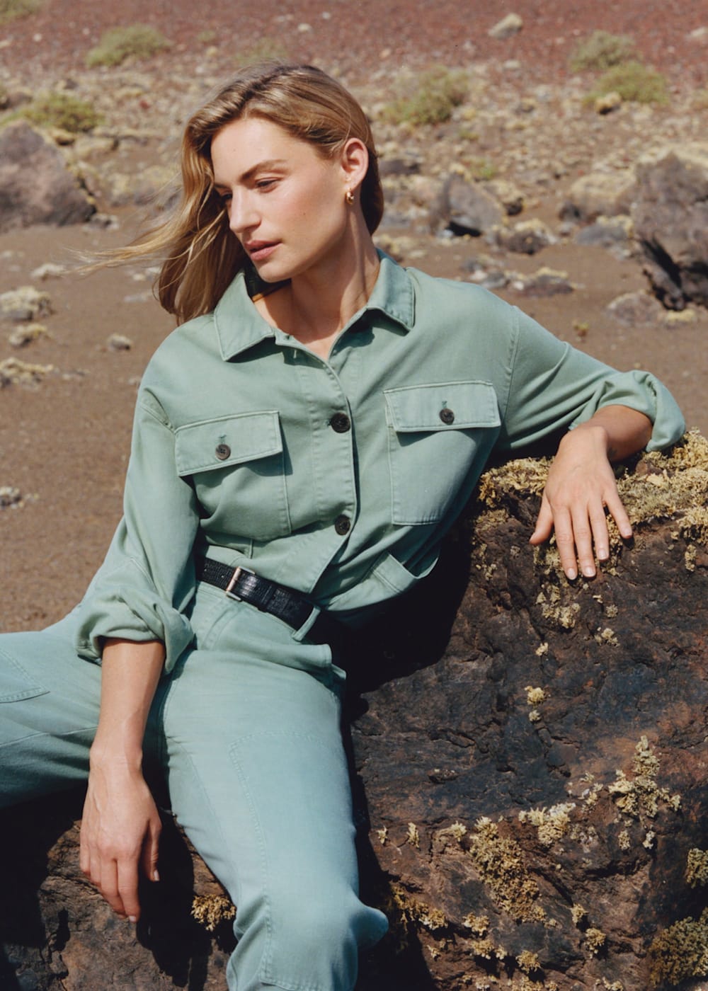 Pale Green Ultimate Utility Jacket WHISTLES Whistles UK