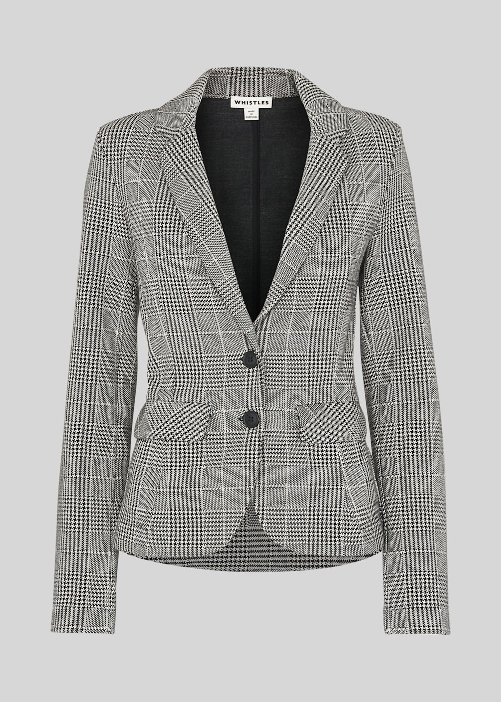 Whistles Black Slim Jersey Jacket Whistles Black Slim Jersey Jacket