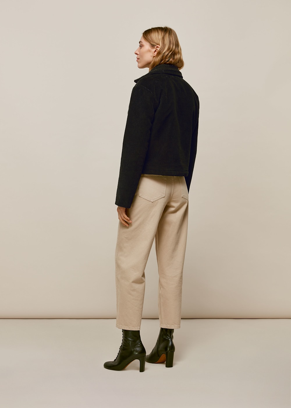 Cord borg jacket hotsell