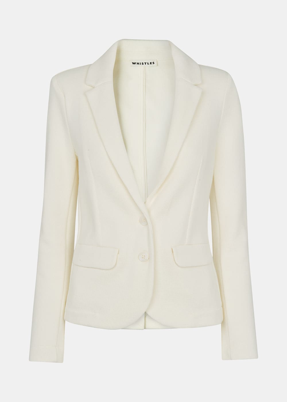 Whistles slim jersey jacket red hotsell