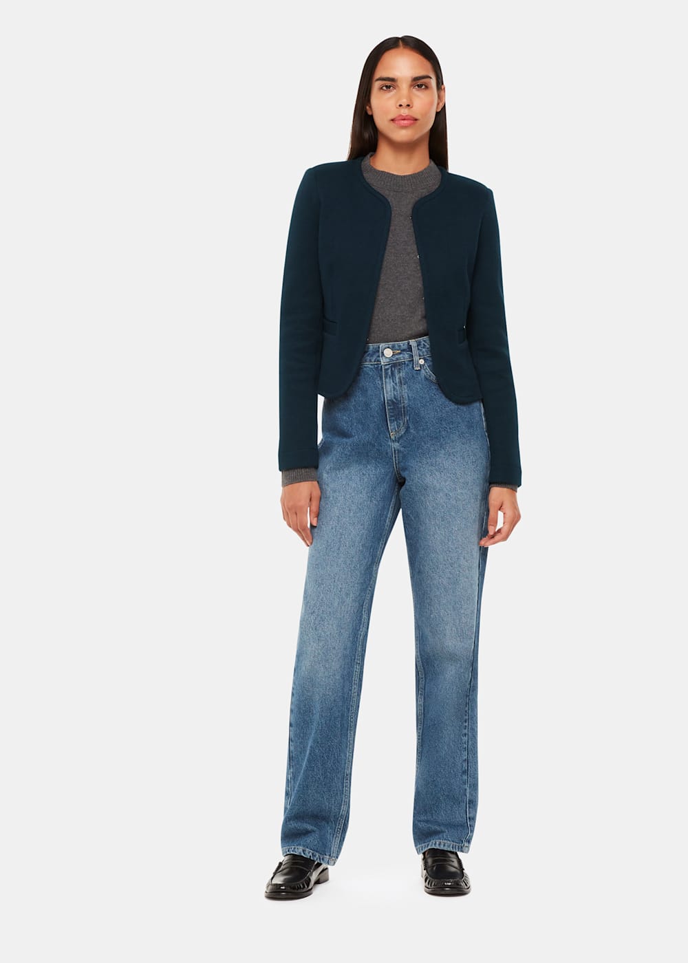 Whistles navy blazer 2025