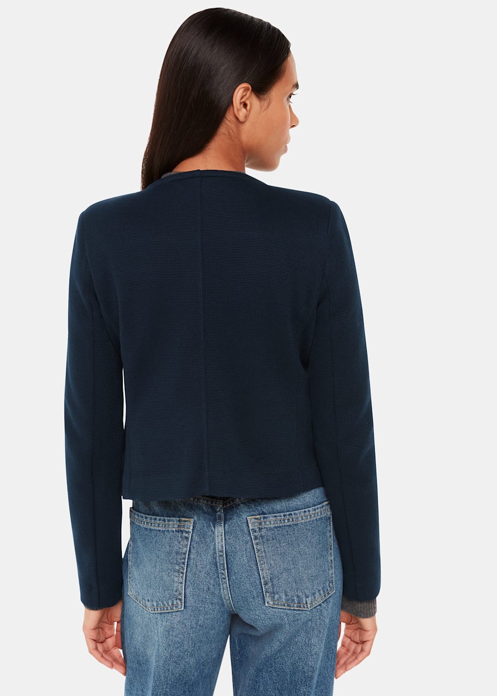 Whistles navy jacket new arrivals