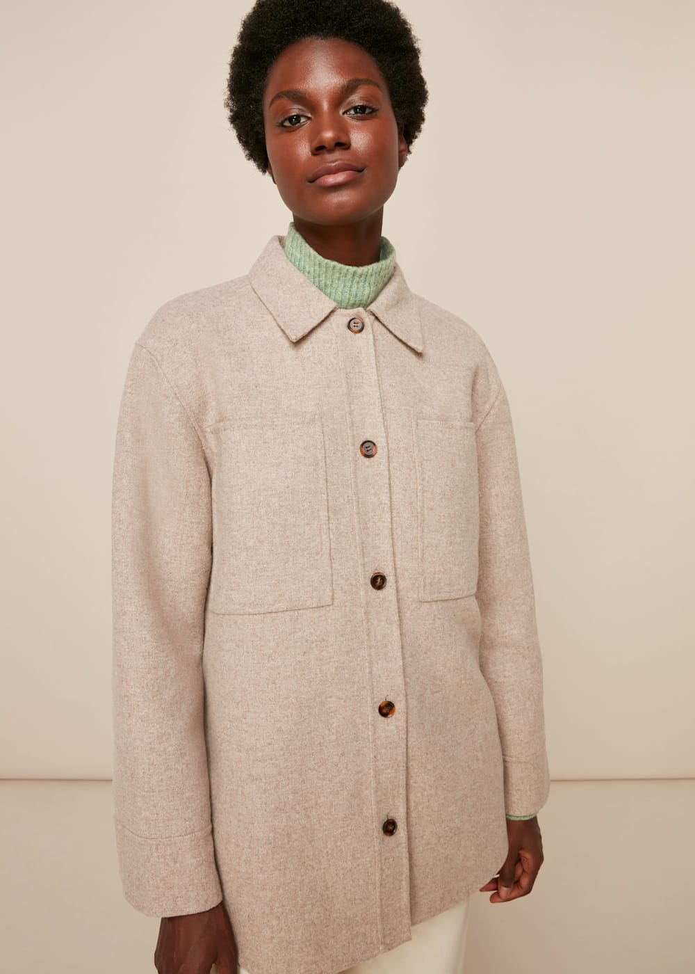 Classic wool jacket best sale