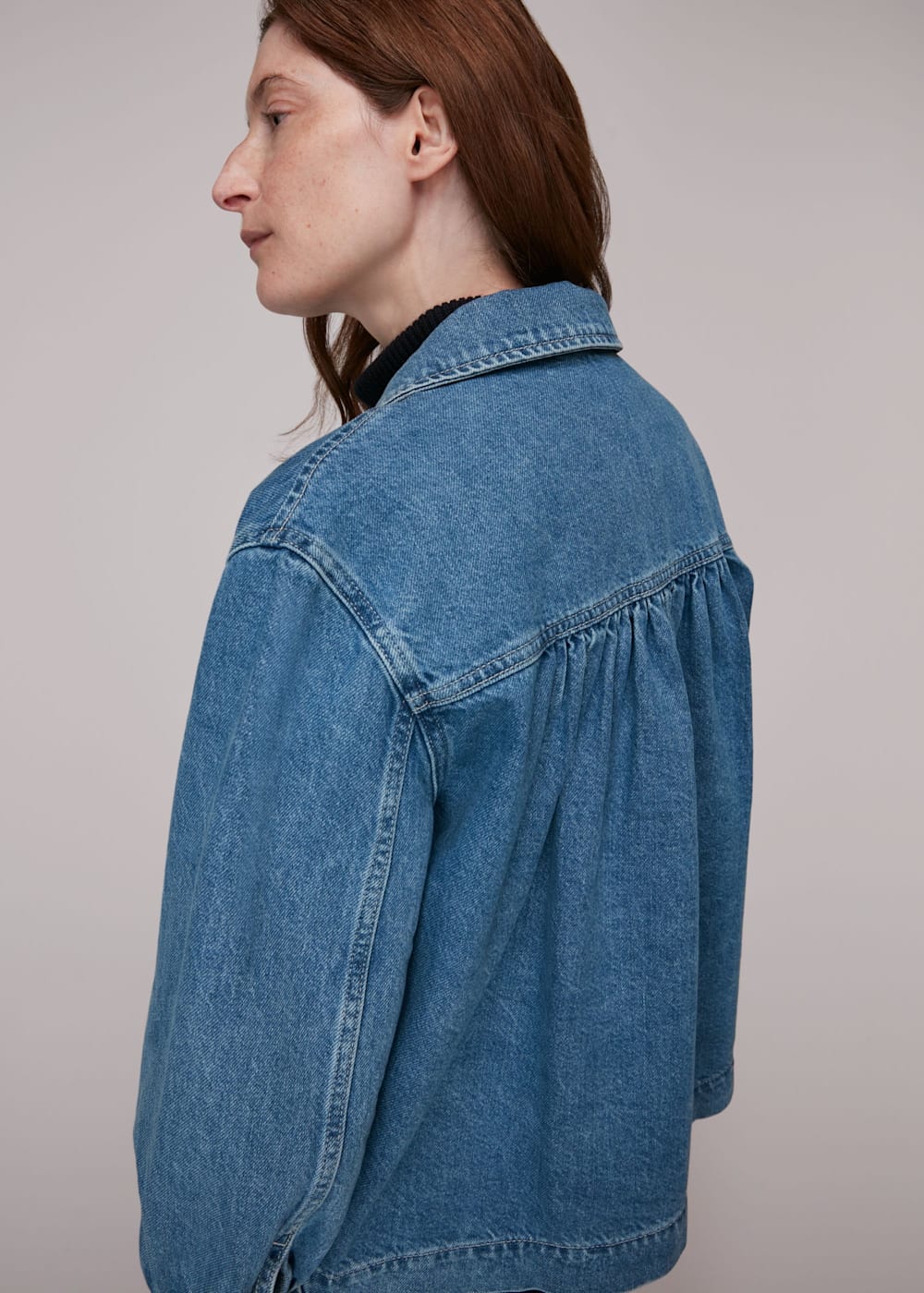Denim Zip Front Denim Cargo Jacket | WHISTLES | Whistles US | Denim Zip Front Denim Cargo Jacket | WHISTLES | Whistles US |