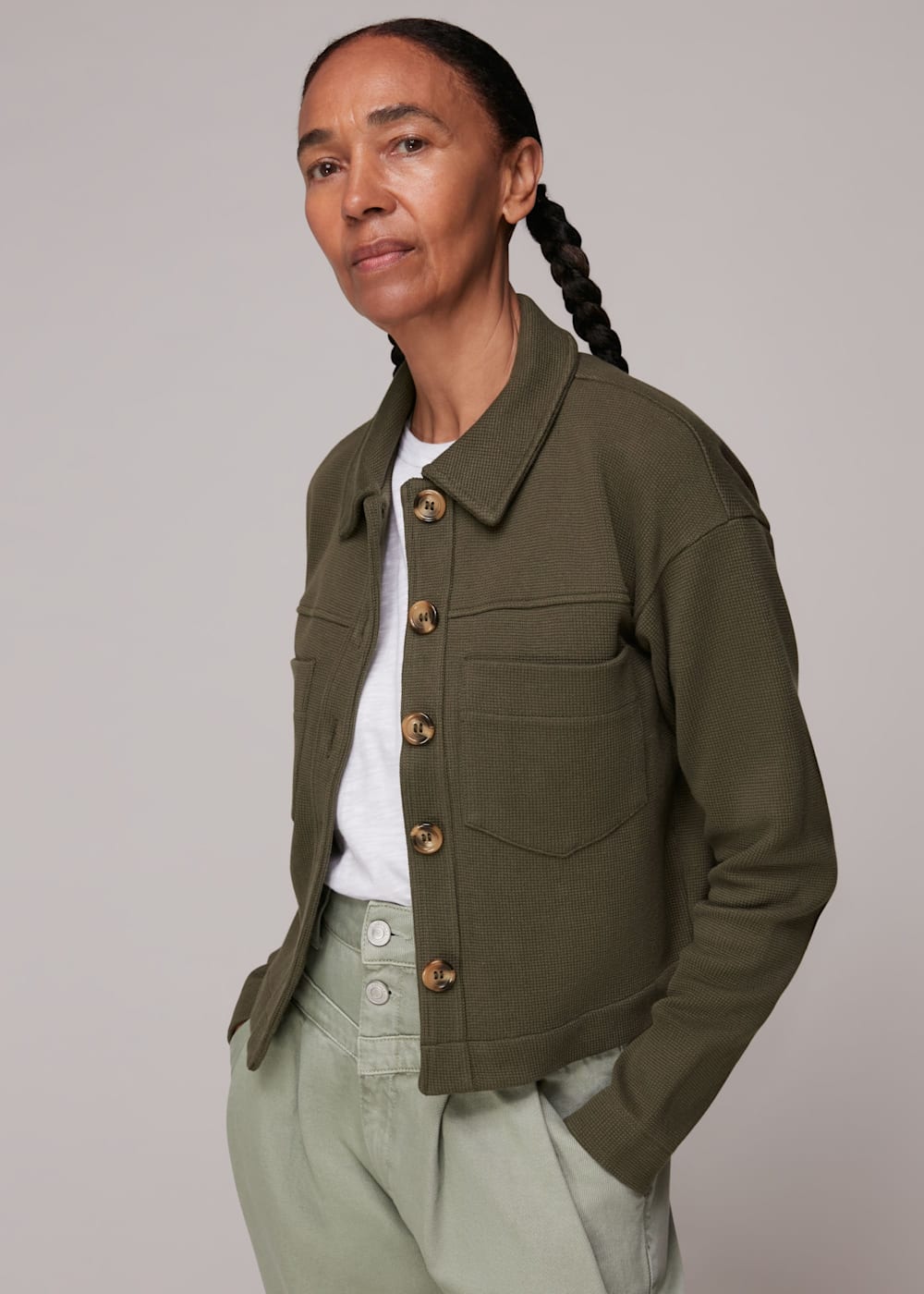 Khaki utility jackets shop