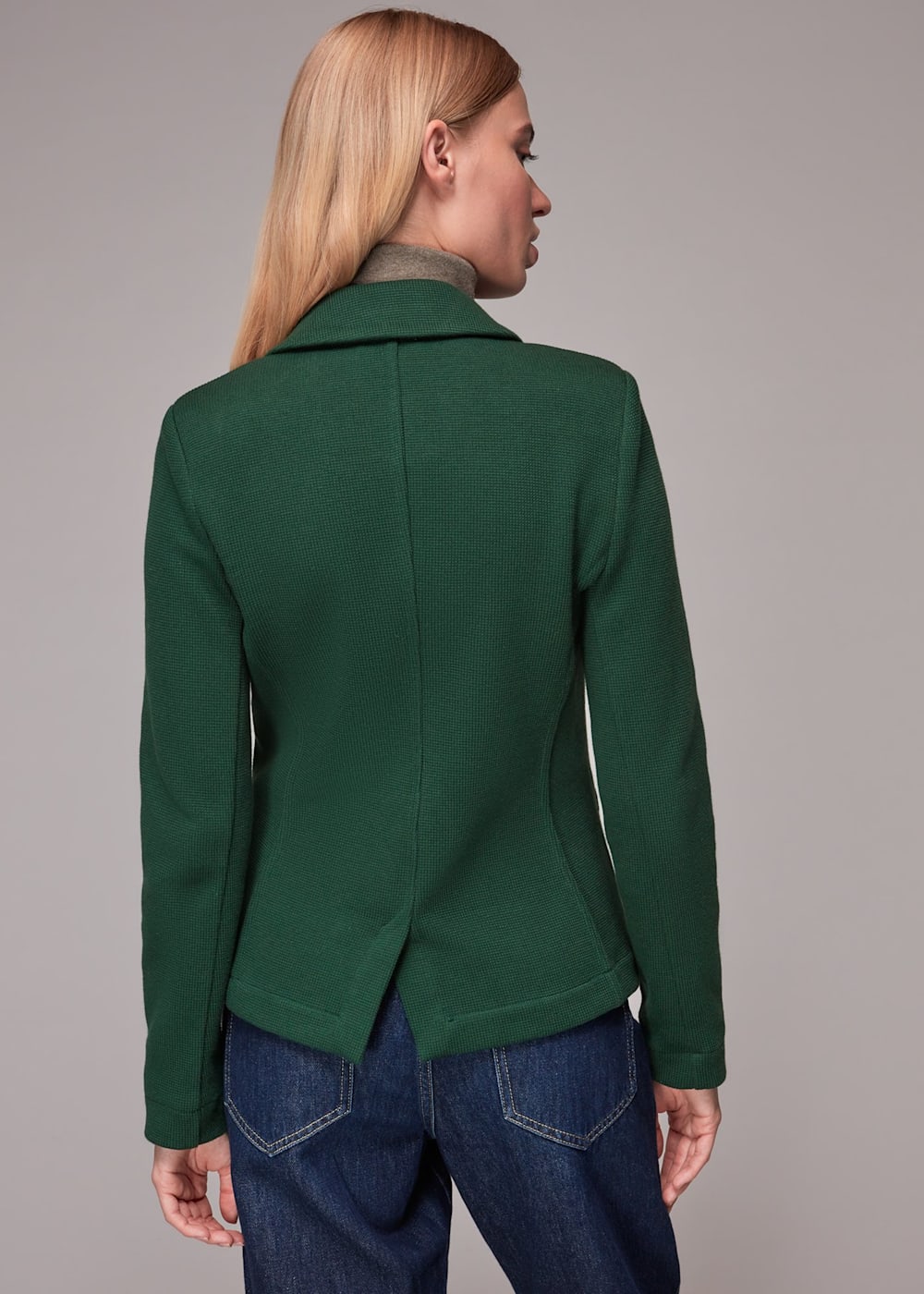 Whistles Green Slim Jersey Jacket Whistles Green Slim Jersey Jacket
