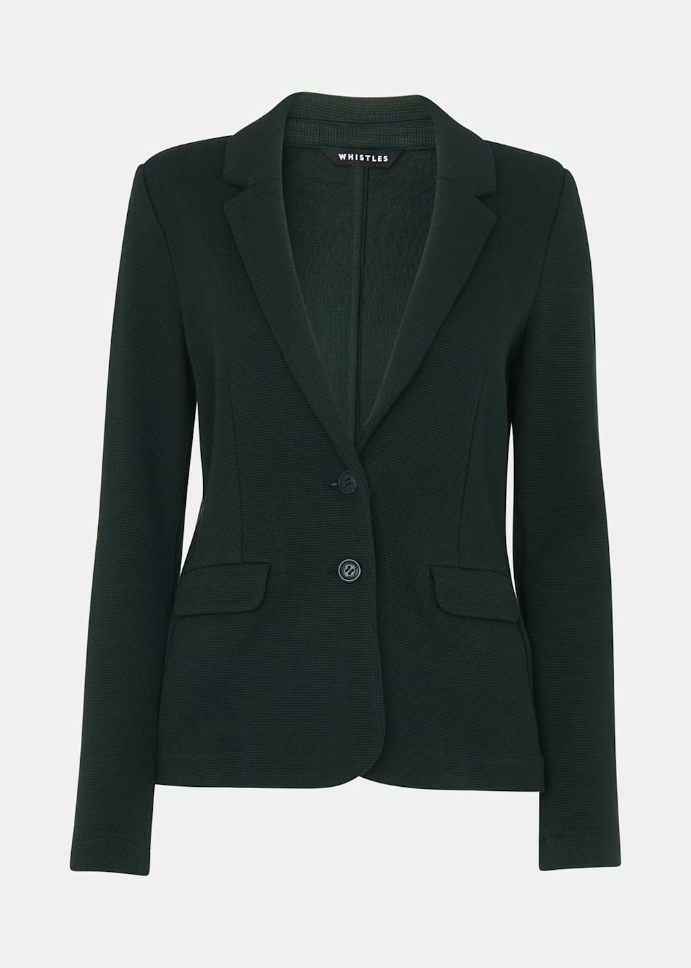 Whistles Green Slim Jersey Jacket Whistles Green Slim Jersey Jacket